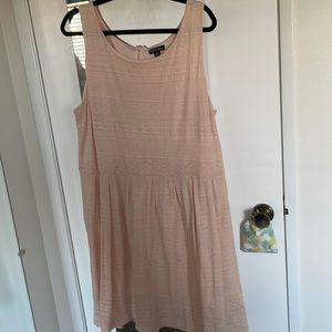 Salmon colored dress